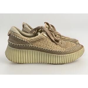 Dolce Vita Dolen Sandstone Knit Platform Comfort Sneakers Women’s Size 7.5